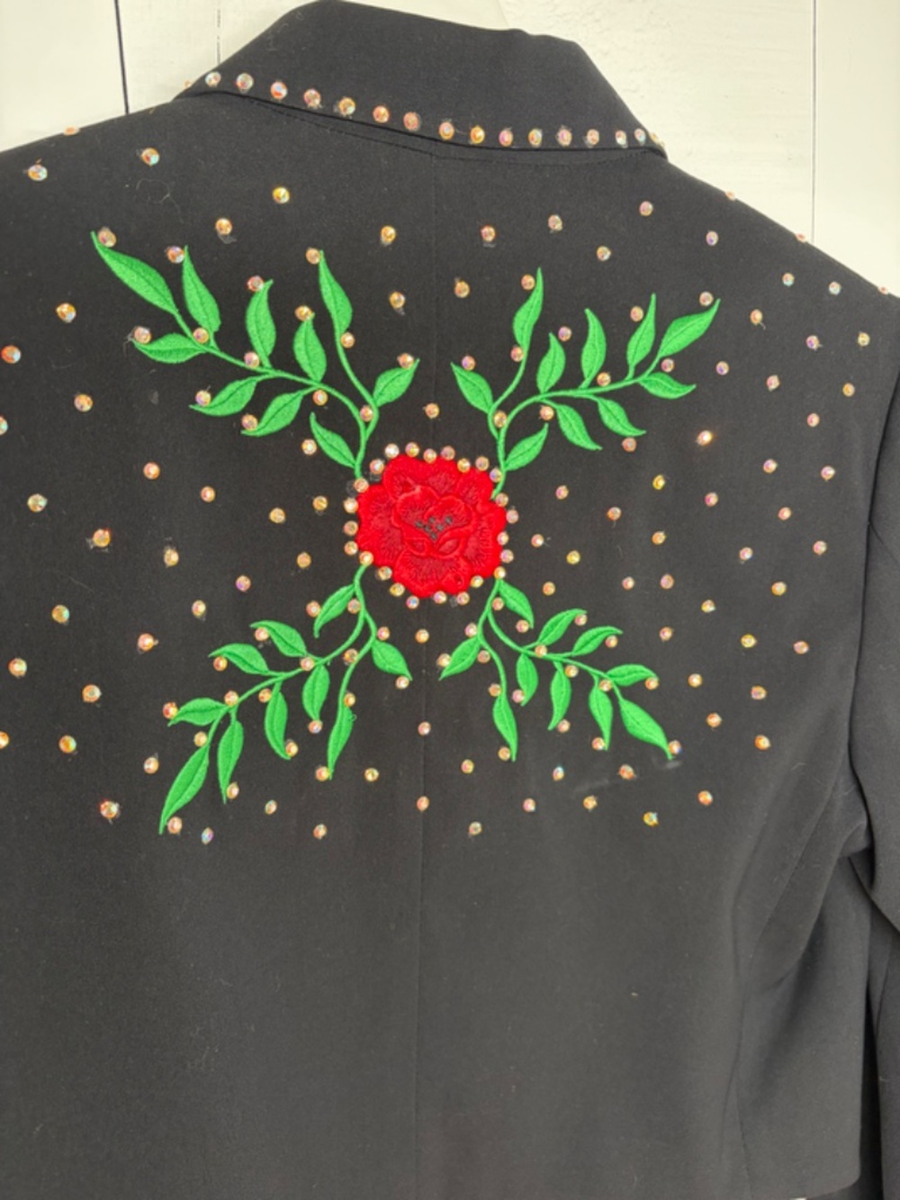 Texas Couture Vintage Rhinestone Blazer - Rodeo - Western - Women's Small - Picture 11 of 12
